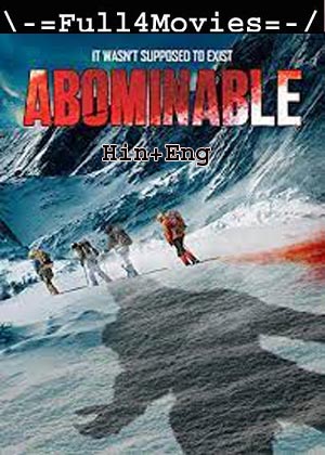 Abominable (2020) 720p | 480p WEB-HDRip [Hindi ORG (DD2.0) + English]