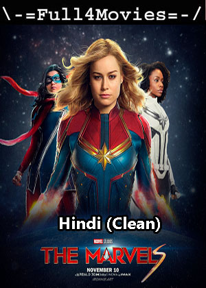 The Marvels (2023) 1080p | 720p | 480p Hq-Sprint [Hindi (Clean) (DD2.0)]