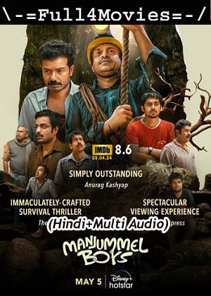 Manjummel Boys (2024) 1080p | 720p | 480p WEB-HDRip [Hindi (ORG) + Multi Audio (DD5.1)]